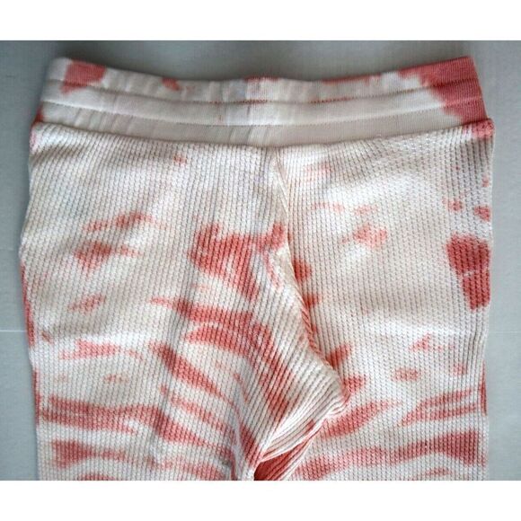 Style & Co 100135811MS Women's Sz XS Pink Tie Dye Waffle-Knit Jogger Pants - Picture 6 of 10